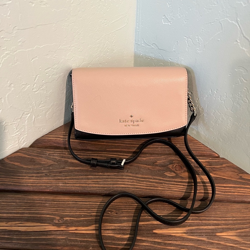 kate spade Pink and Black Crossbody Bag